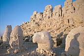 Nemrut Dagi Milli Parki, the tomb of King  Antiochos I, east terrace